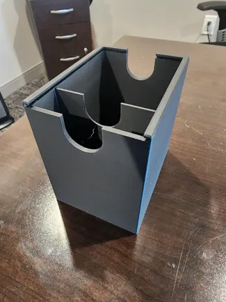 MTG Commander Deck Box with top loader lid