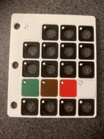 Organize by Color - Blank page with Color Context black back