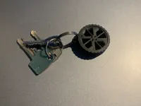 Porte-clés pneu de voiture — photo 1