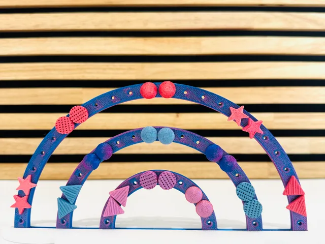 Rainbow Earring Stand