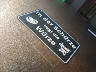 In der Schürze liegt die Würze