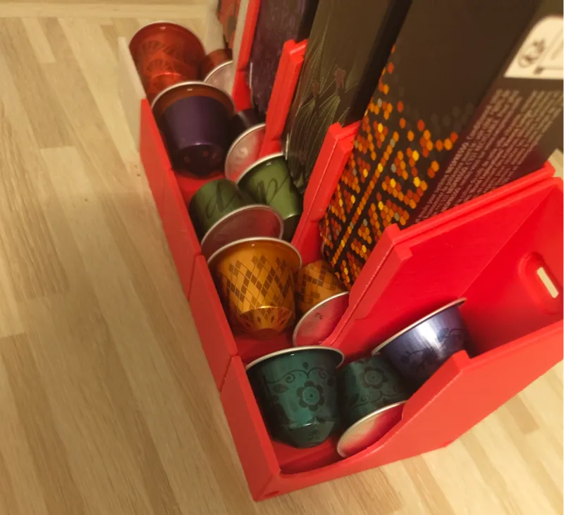Nespresso Kapsel Halter erweiterbar ohne magnete