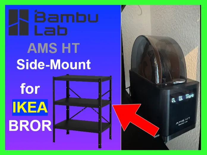 AMS HT Mount for IKEA Bror Shelf