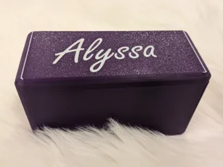 Modern Personalized 3D Printed Box. 
