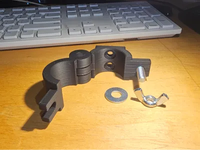 Print in Place Hinged Clamp for 1" Diameter