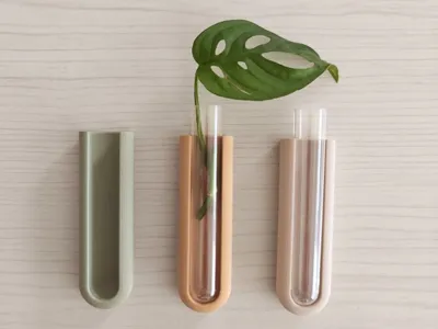 Magnetic test tube holders