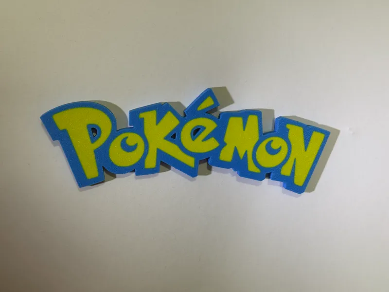 Pokémon Logo Text | Sign | Fan Art Display Model