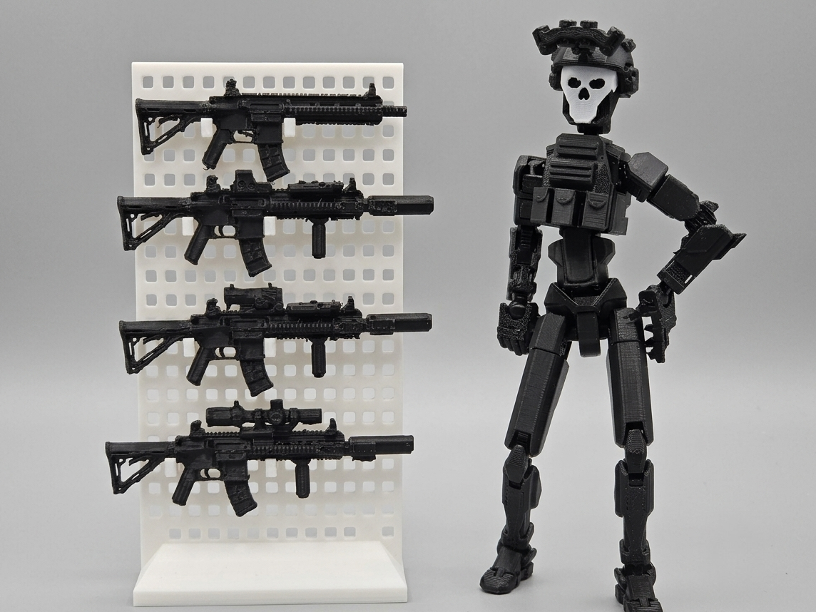 Dummy 13 HK416D Rifle set | 4 Variants - 1