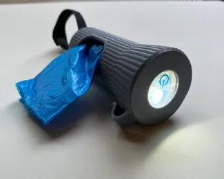 Dog Bag Holder with Light