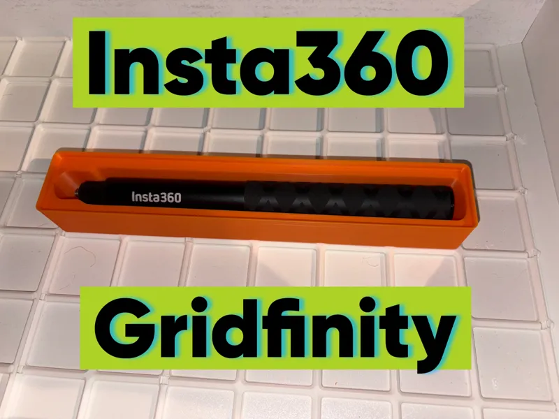 Gridfinity Insta360 Selfie Stick |Box Organizer