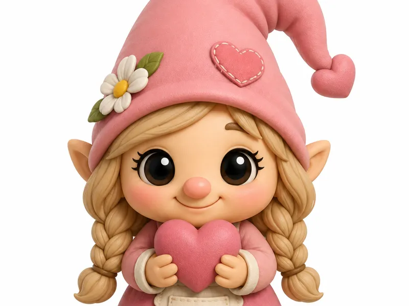 Gnometta Carina con Cuore
