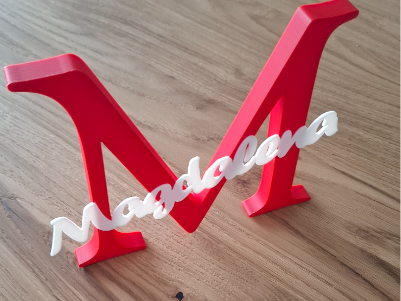 Buchstabe mit Name individualisierbar