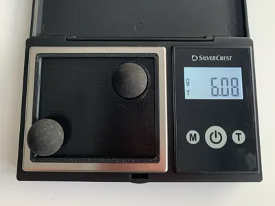 Precision scale - Attachment with cylinder