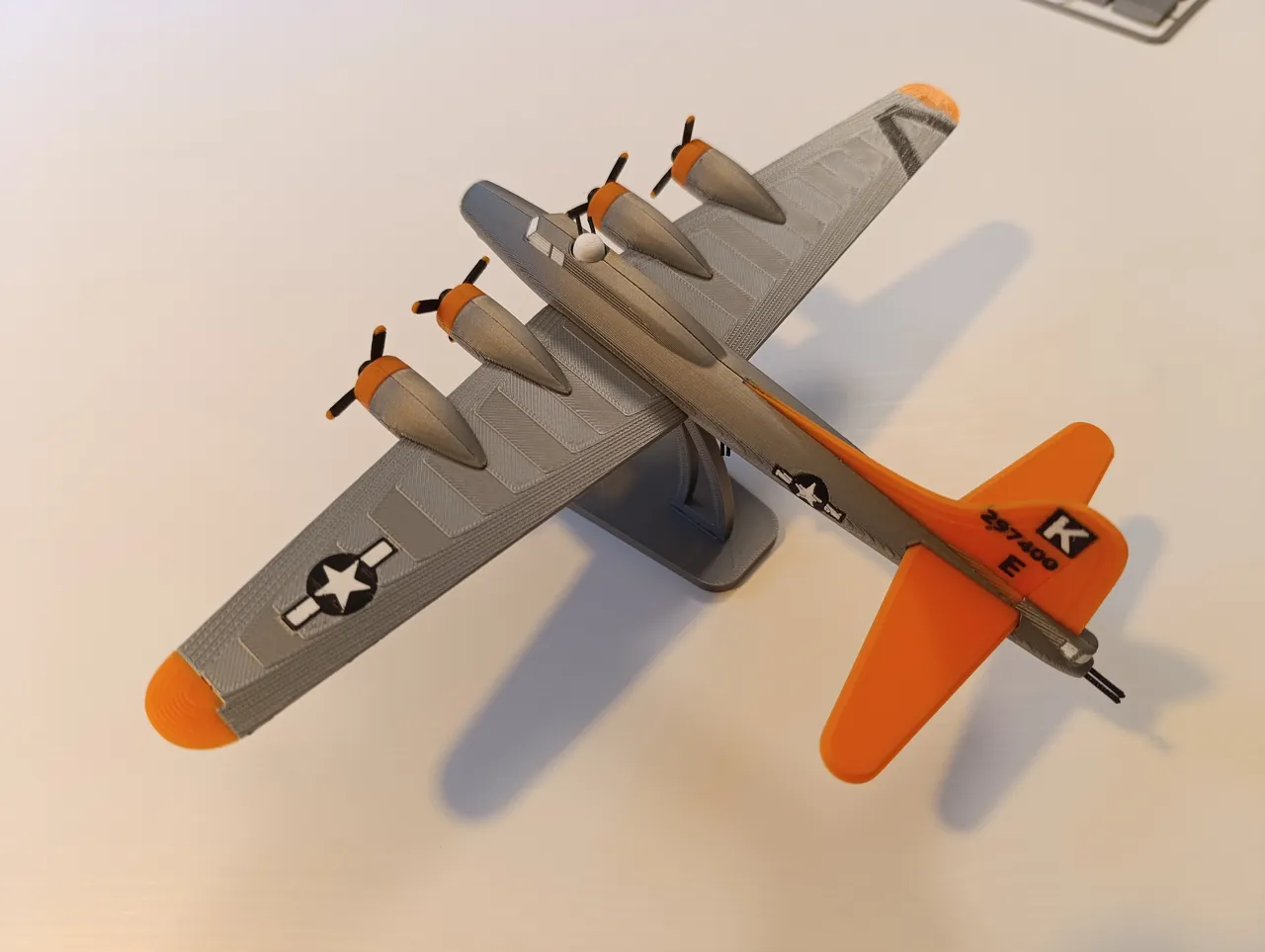 B-17 Flying Fortress Plane Kit Card view 4