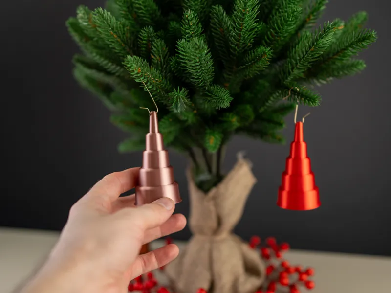 Collapsible Christmas Tree Ornament