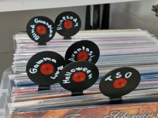 Vinyl LP Record Divider Clip / Label / Marker
