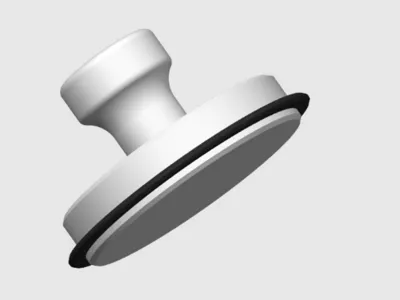 Sink Stopper With Removable TPU Gasket.