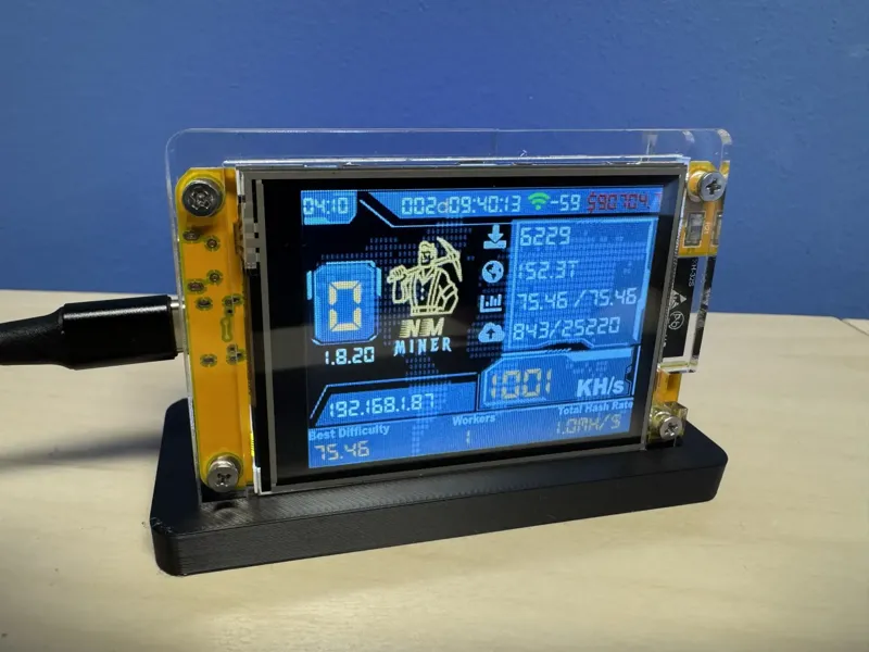 OneShotMiner Pro (2025 Ed.) Compact angled stand