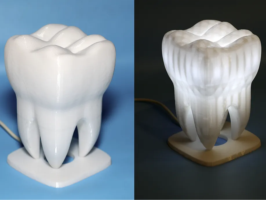 Tooth lamp USB - Free 3D Print Model - MakerWorld