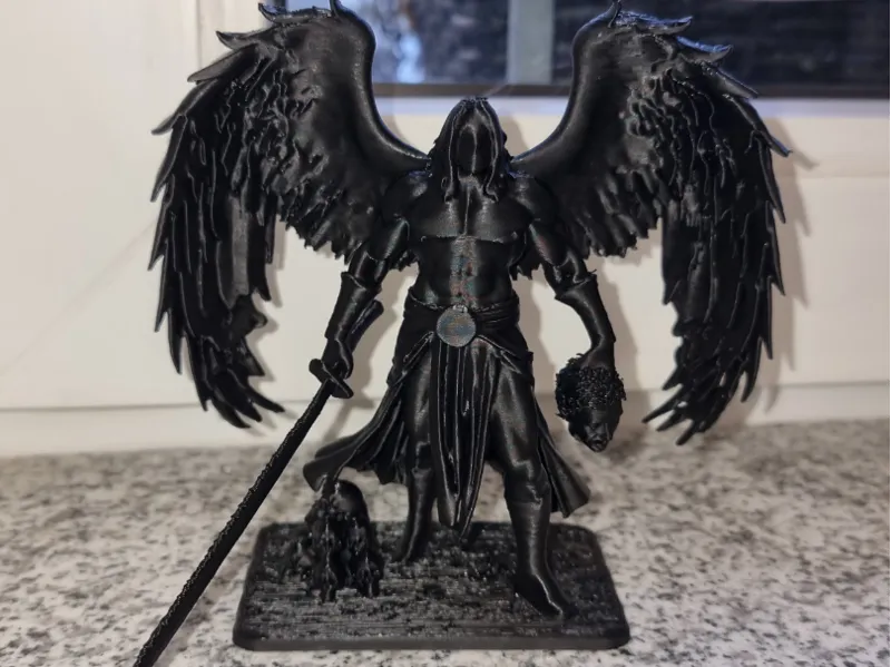 Sanguiel, the Crimson Angel - print from app