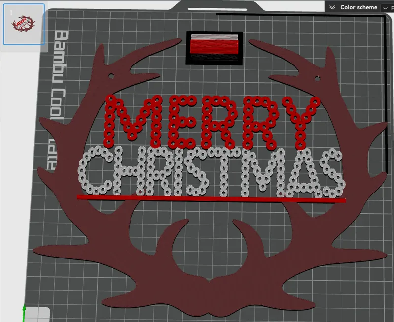 Merry Christmas Antlers