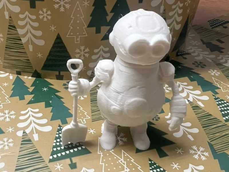 Futuristischer Schneemann