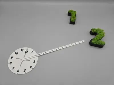 Rotary Mounting Template. Perfect Wall Clock!