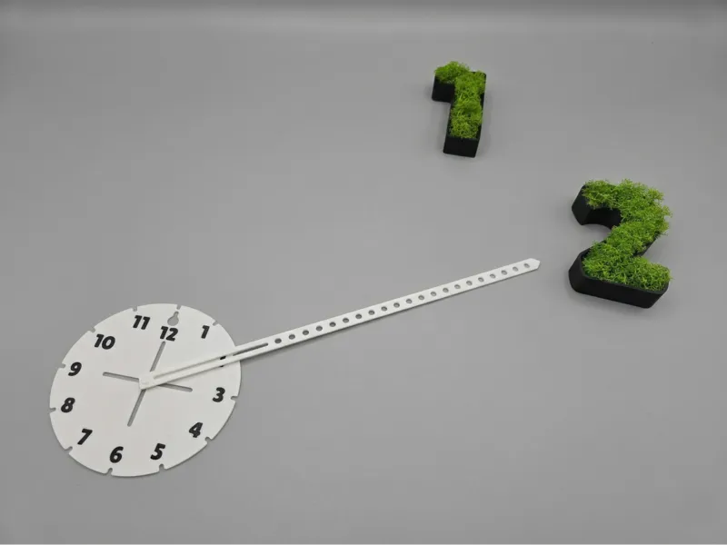 Rotary Mounting Template. Perfect Wall Clock!