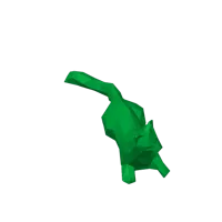 Porte-clés chat low-poly — photo 2