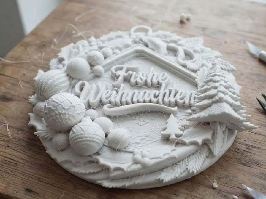 Christmas Wreath 2026 - Free 3D Print Model - MakerWorld