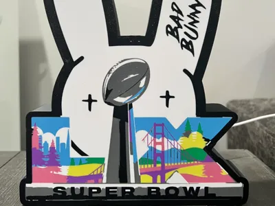 Bad Bunny Super Bowl Lightbox