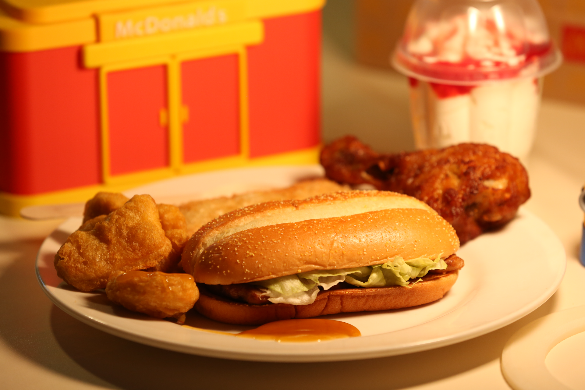 McDonald's Tissue Box Golden Arches Tissue Box McDonald's Bag