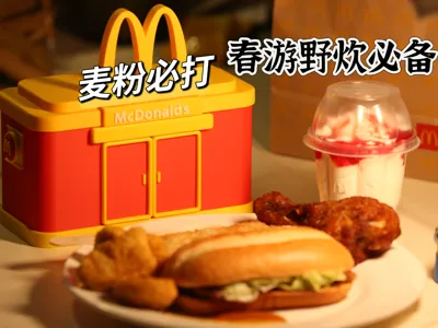 McDonald's Tissue Box Golden Arches Tissue Box McDonald's Bag Upgrade Kit