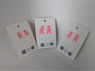 Ballet Pointe Shoe Earrings