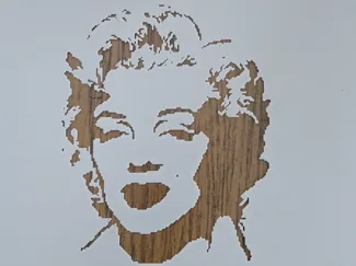 Marilyn Monroe Paint Stencil Template Airbrush