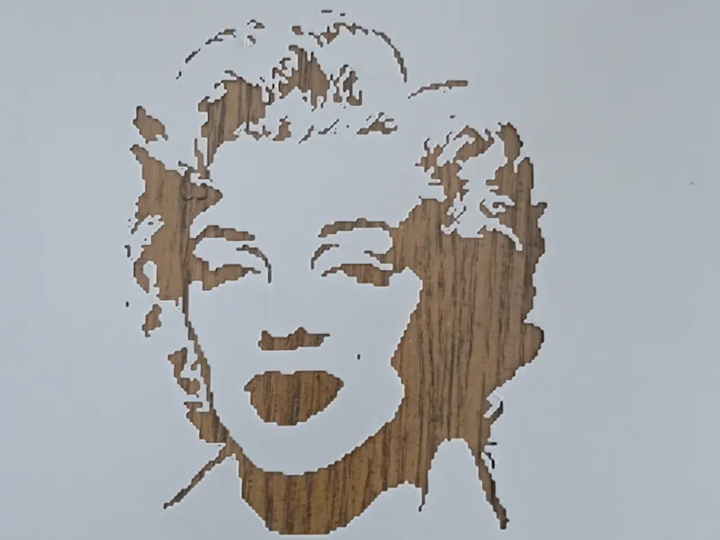 Marilyn Monroe Paint Stencil Template Airbrush