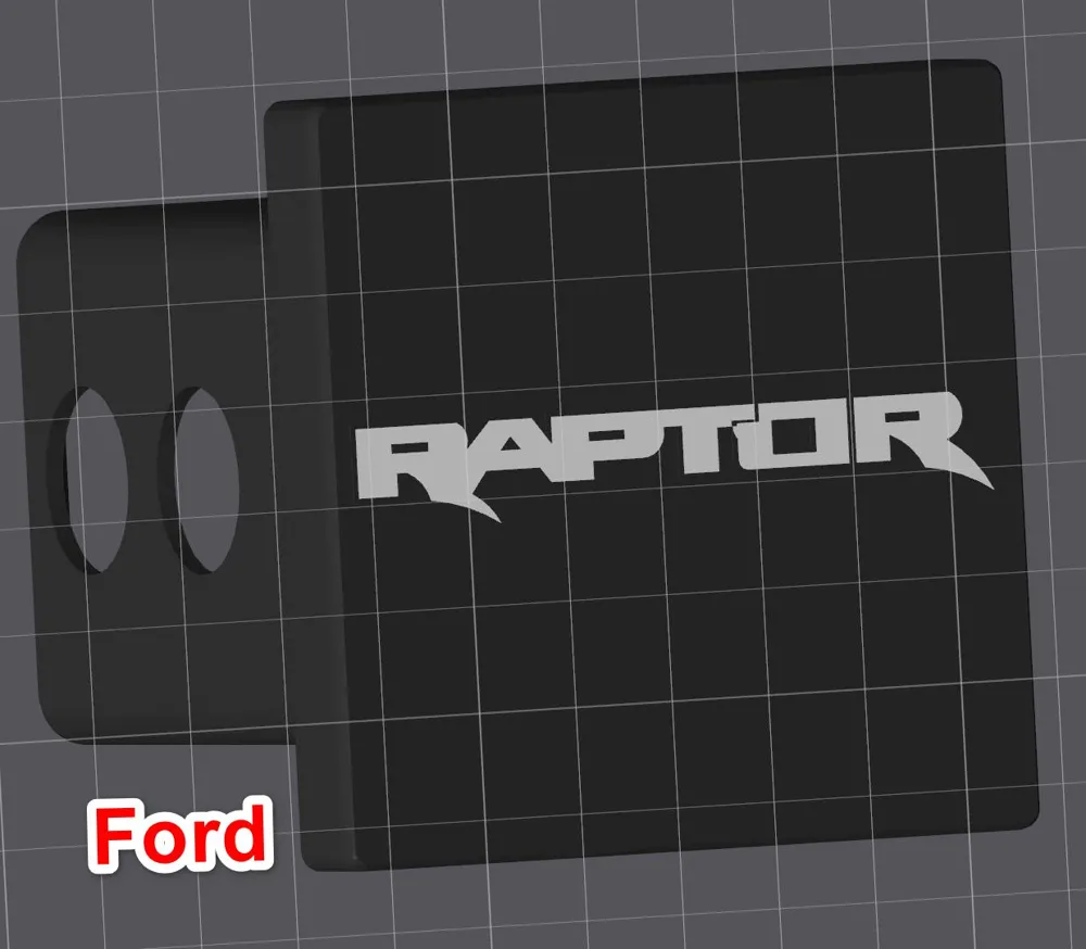 Ford Raptor Socket FORD RAPTOR TRAILER HITCH PLUG by tundra3866cda MakerWorld: Download ...