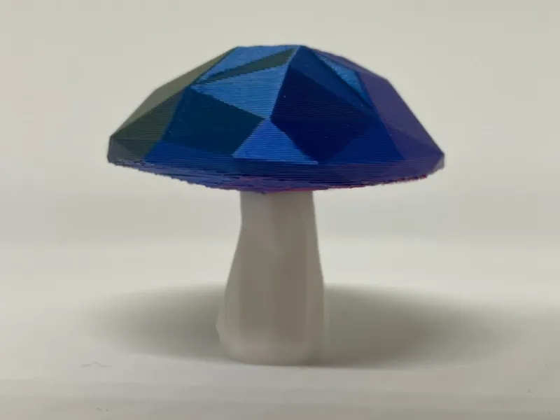 Low poly mushroom