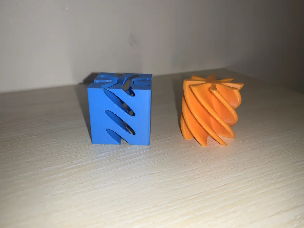 Spiral cube - Free 3D Print Model - MakerWorld