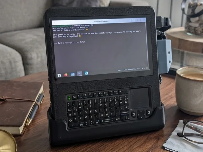 PiDeck - 7 Inch Cyberdeck with Raspberry Pi 5