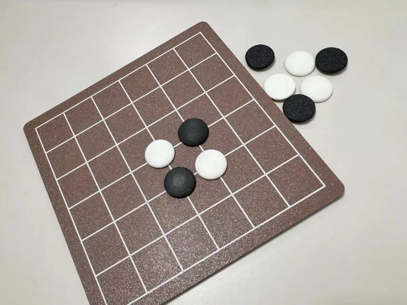 围棋-7路简易棋盘