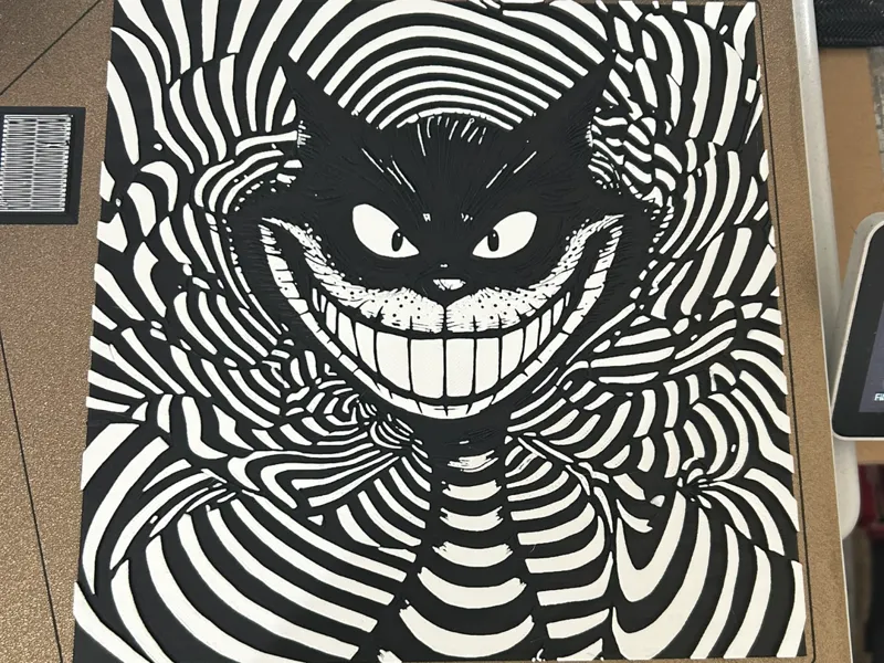 Hueforge Cheshire Cat Trippy