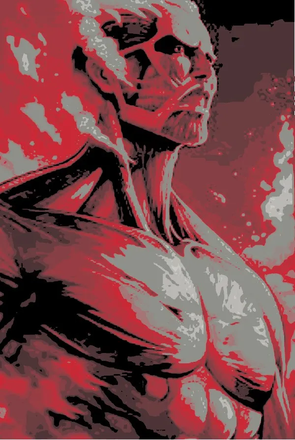 Attack on Titan Colossal Titan HueForge