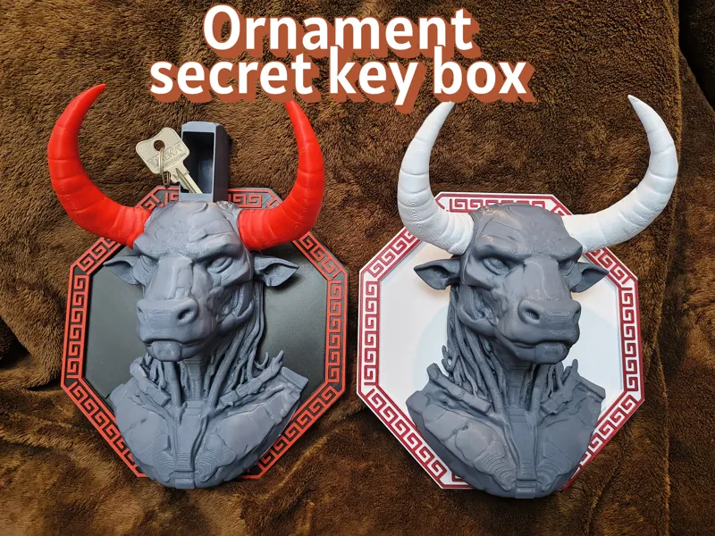 Ornament Secret Key Box Minotaurus