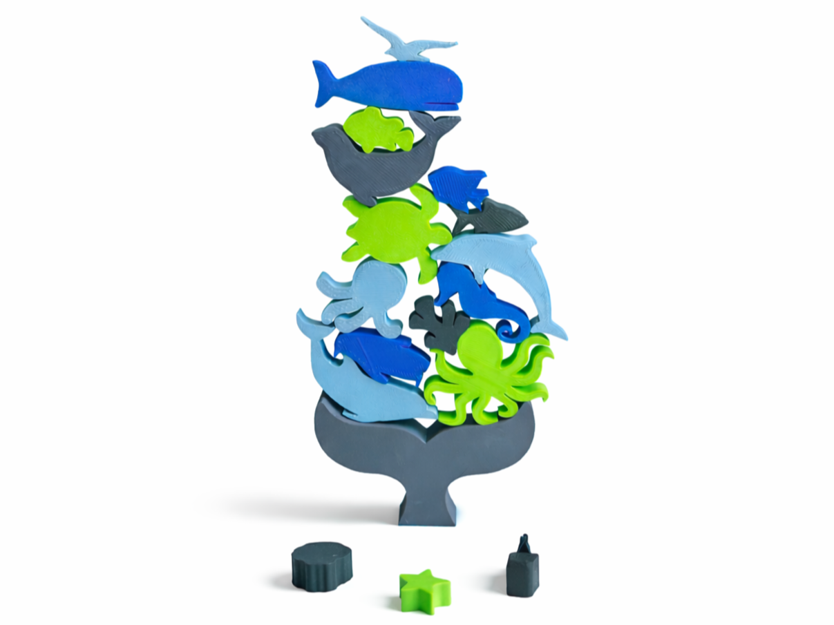 Ocean / Sea Animal Balancing & Stacking Game