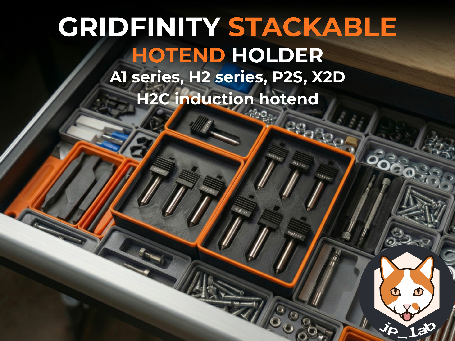 Bambu A1 H2 H2C P2S X2D Nozzle - Stack Gridfinity