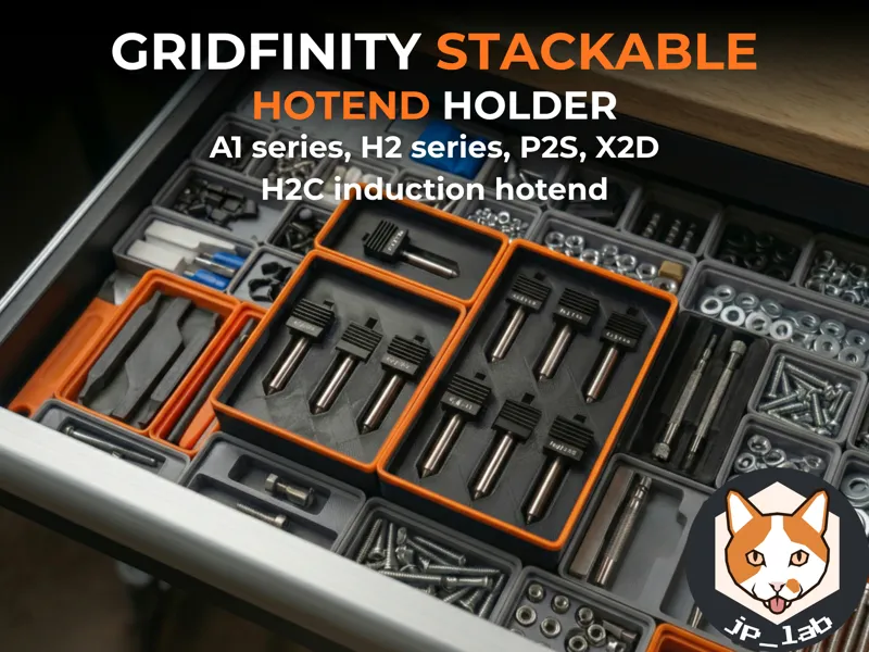 Bambu A1 H2 H2C P2S X2D Nozzle - Stack Gridfinity