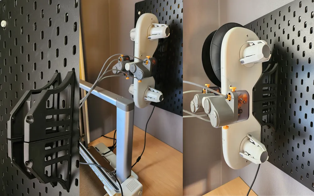 AMS lite wall mount IKEA SKÅDIS by Speed Designer MakerWorld