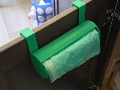 garage bag holder on door