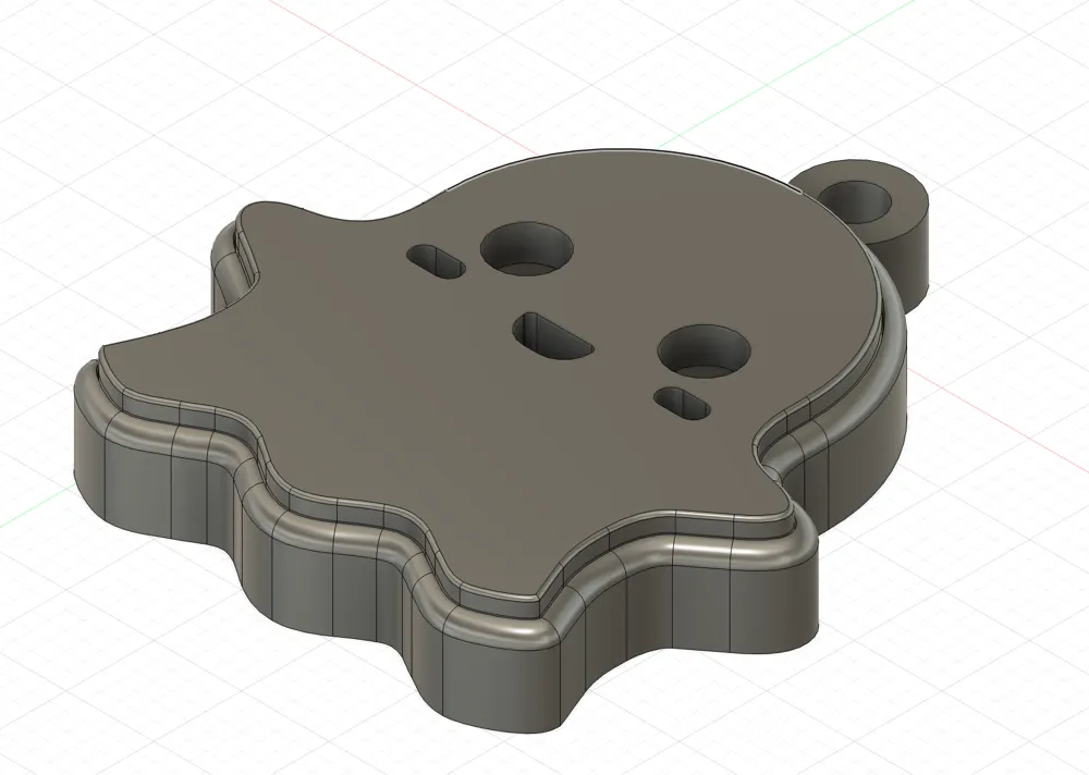 Halloween Ghost Keychain by Arin MakerWorld: Download Free 3D Models